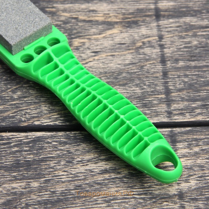 Точилка для металлических ножей с ручкой, 21,5×4 см, цвет МИКС