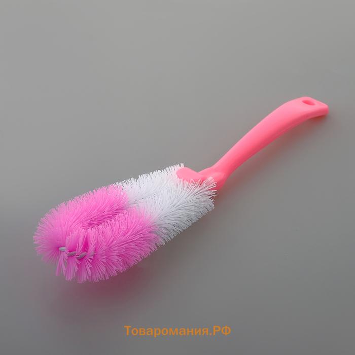 Ёршик для посуды двойной , 31×6 см, МИКС