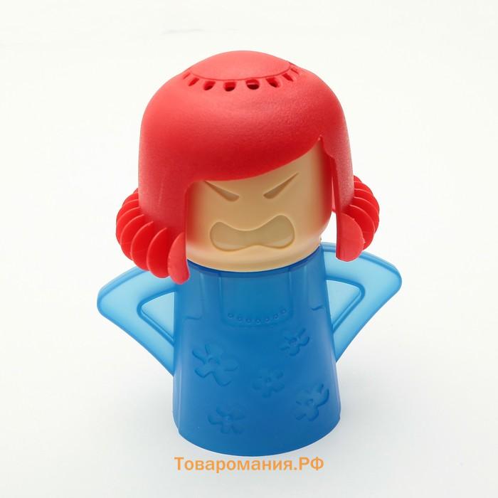 Устройство для чистки микроволновой печи  Angry mama, 10.5×8×13 см, пластик, фиолетовое