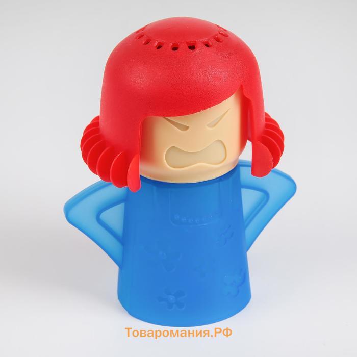 Устройство для чистки микроволновой печи  Angry mama, 10.5×8×13 см, пластик, фиолетовое