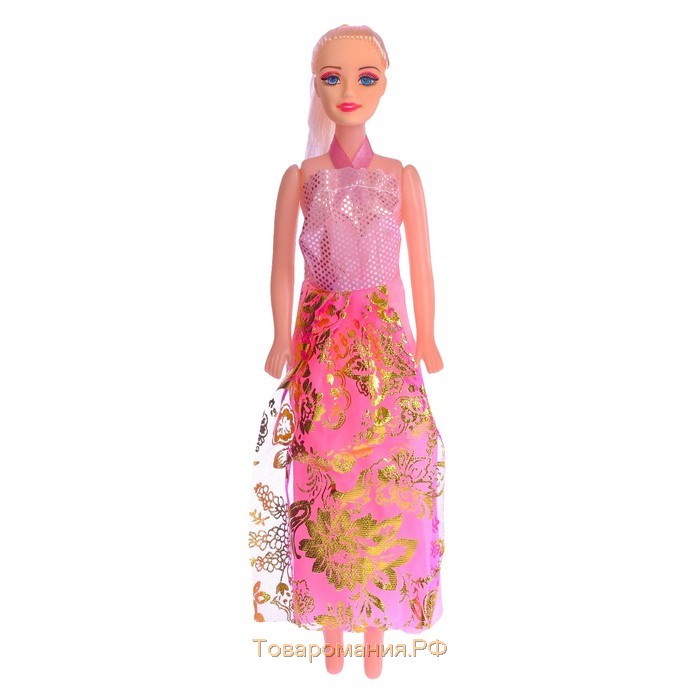 Кукла-модель «Наташа» в длинном платье, МИКС