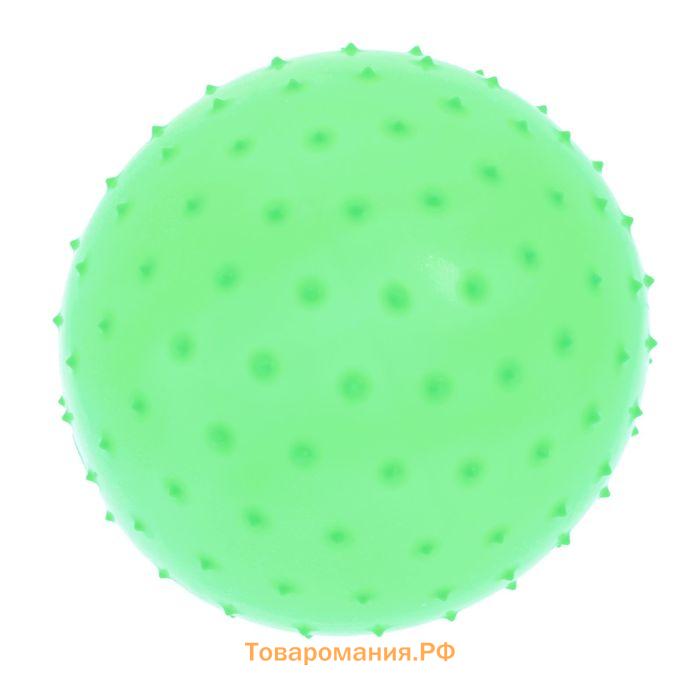 Мяч массажный, d=20 см, 50 г, цвета МИКС