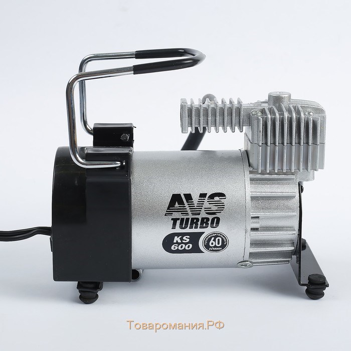 Компрессор автомобильный AVS KS600, 12 В, 23 А, 60 л/мин