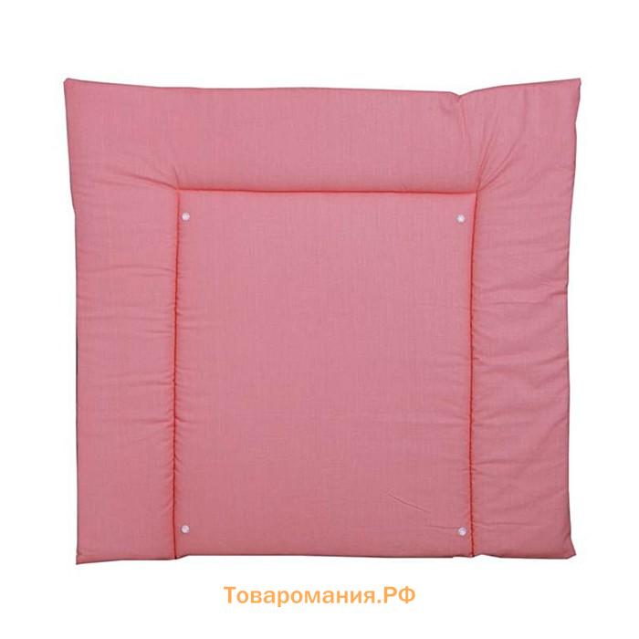 Доска пеленальная двухсторонняя Polini «Зигзаг», со съемным вкладышем, цвет серый-розовый