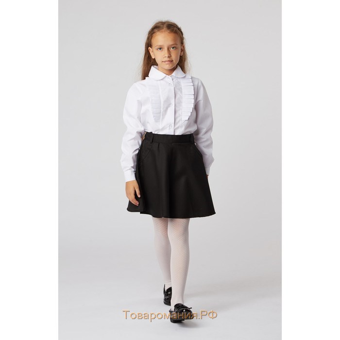 Блузка для девочки, цвет белый, рост 146 см
