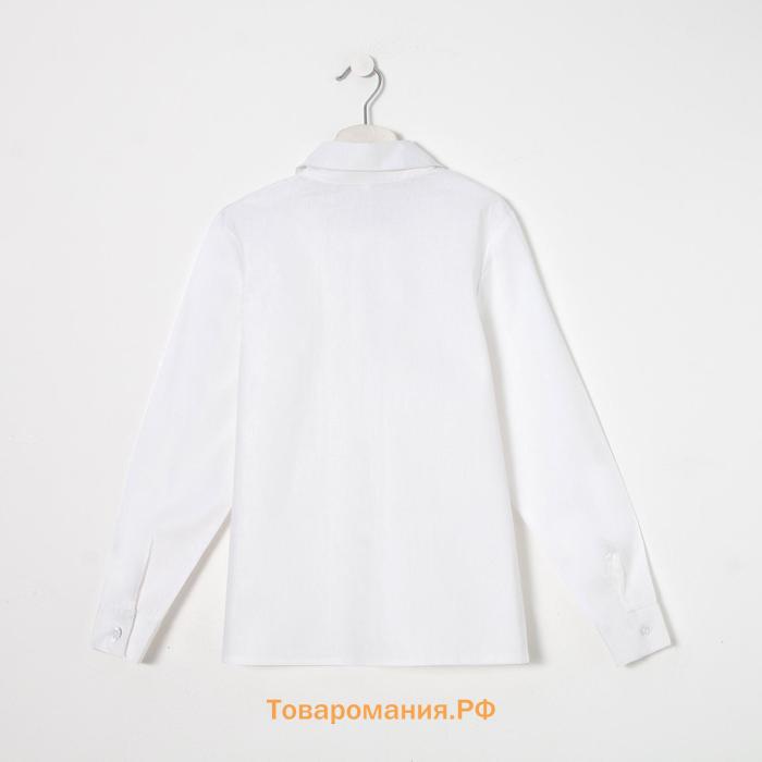Блузка для девочки, цвет белый, рост 146 см