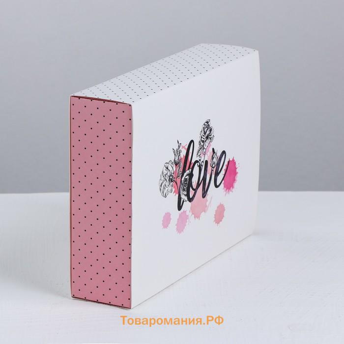 Коробка кондитерская, упаковка «Love», 20 х 15 х 5 см