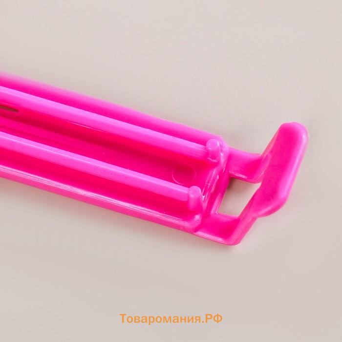 Зажимы для пакетов , 14 см, 5 шт., МИКС
