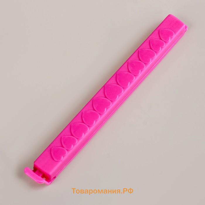 Зажимы для пакетов , 14 см, 5 шт., МИКС