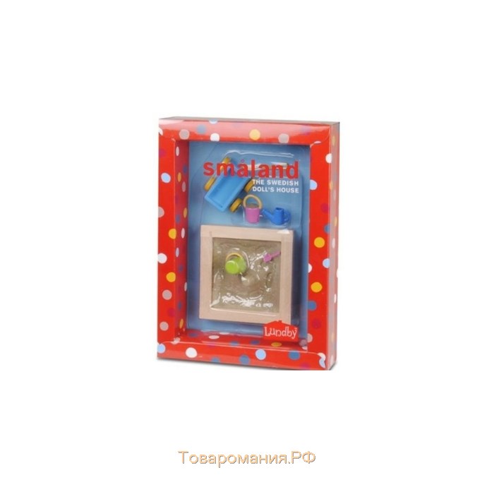 Игровой набор аксессуаров для кукольного домика Смоланд «Песочница с игрушками»
