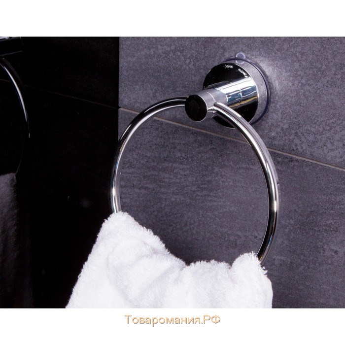 Кольцо для полотенца прозрачный, 18,5 см