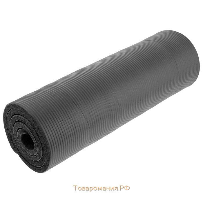 Коврик для йоги Sangh, 183×61×1,5 см, цвет чёрный