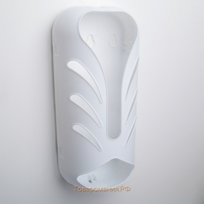 Корзина для пакетов Krita, 12×7×28 см, цвет снежно-белый