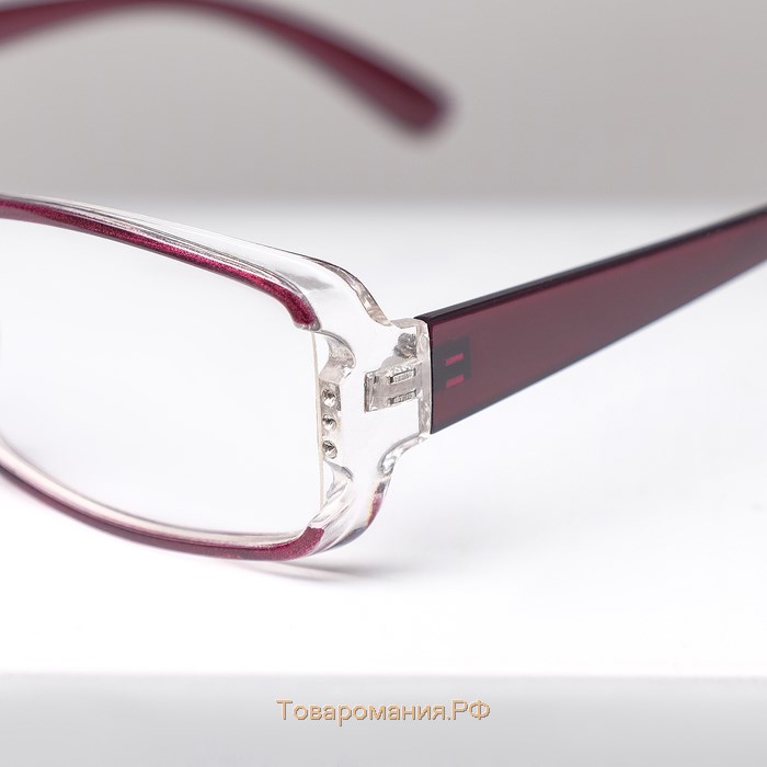 Готовые очки BOSHI 86017, цвет малиновый, +1,75