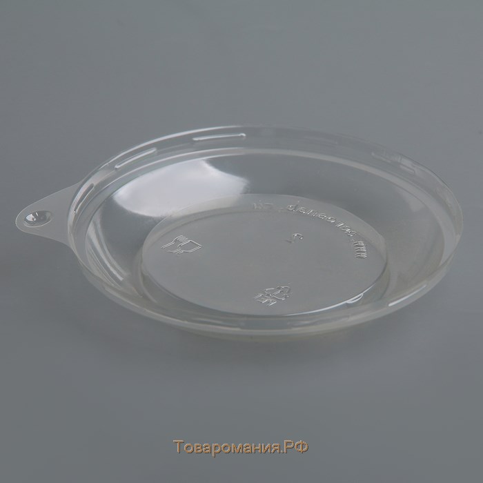 Крышка одноразовая к креманке «Кристалл» на 200 мл, d=10 см, цвет прозрачный