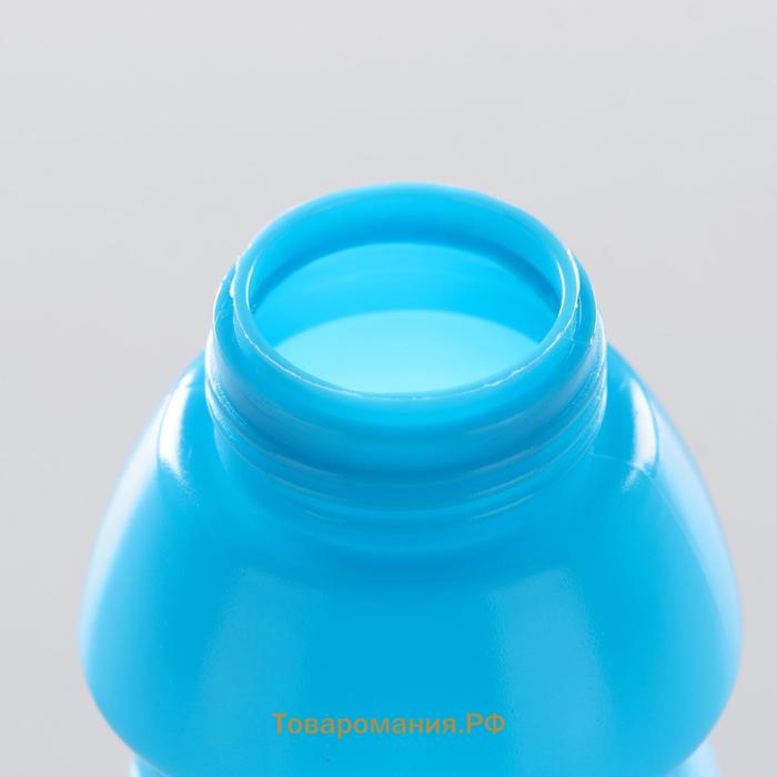 Бутылка для воды велосипедная, 400 мл, с поильником, 18 х 6.2 х 6.2 см, жёлтая