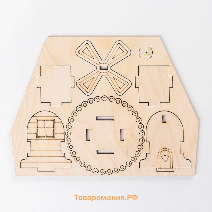 Подставка под зубочистки деревянная «Мельница», 7×7×7 см
