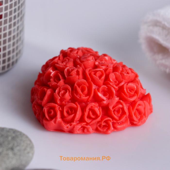 Фигурное мыло «Сердце в розах» 30 г