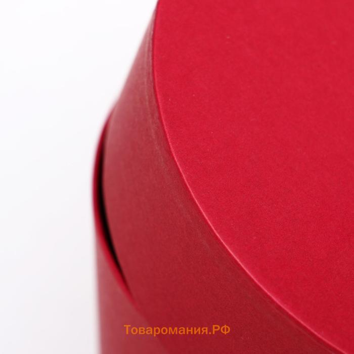 Набор круглых коробок 5 в 1 «Пантон 200», 23×23×14 - 15×15×10 см
