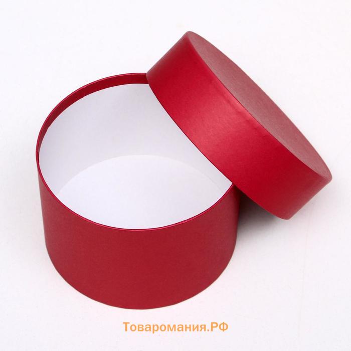 Набор круглых коробок 5 в 1 «Пантон 200», 23×23×14 - 15×15×10 см