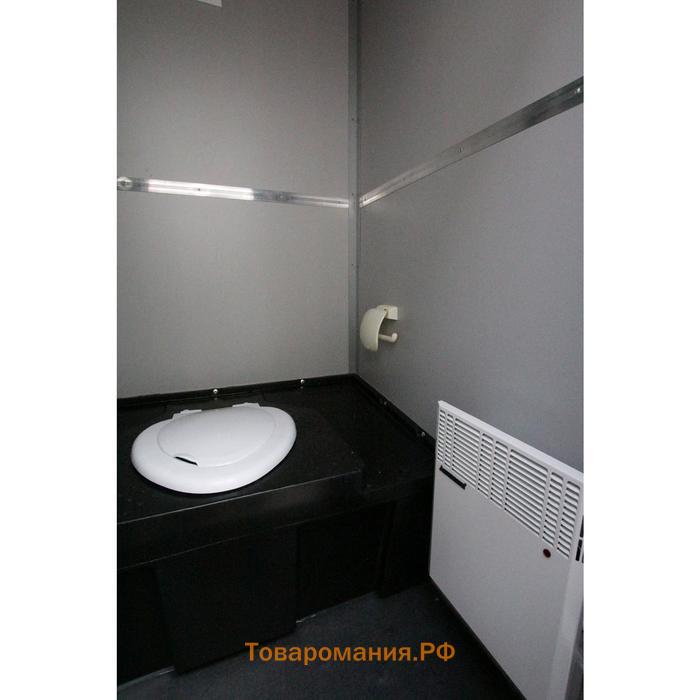 Туалетная кабина, 240 × 127 × 116 см, белая, California