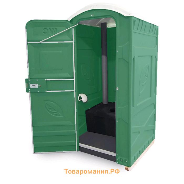 Туалетная кабина, 222,5 × 115 × 111 см, зелёная, EcoLight