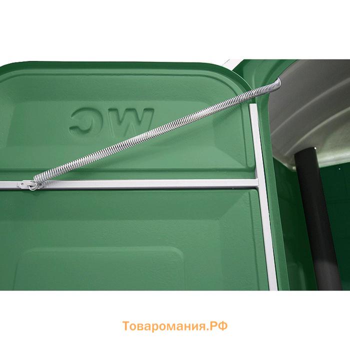 Туалетная кабина, 222,5 × 115 × 111 см, зелёная, EcoLight