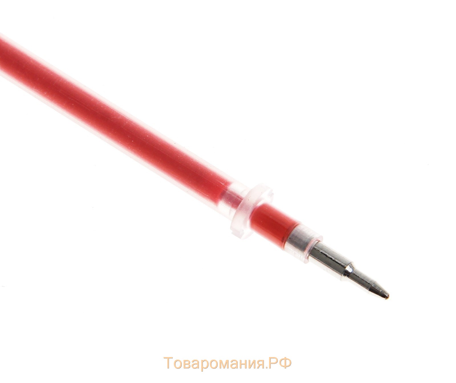 Стержень гелевый 0,5 мм, (игольчатый пишущий узел), 128 мм, чернила красные
