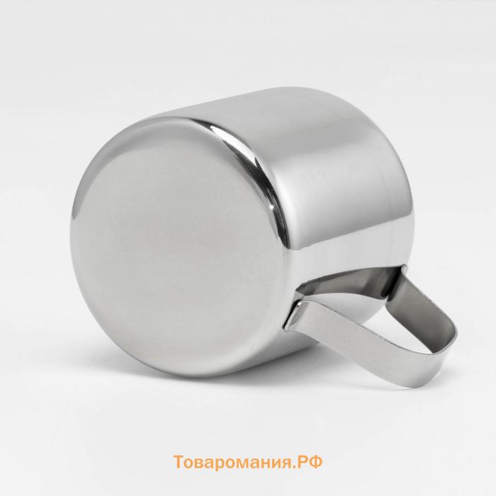 Молочник питчер, 150 мл, нержавеющая сталь, хромированный