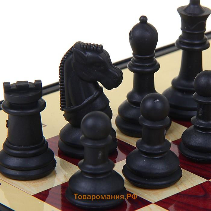 Шахматы магнитные «Шахматы магнитные» с ящиком, пластиковые, 24×18 см