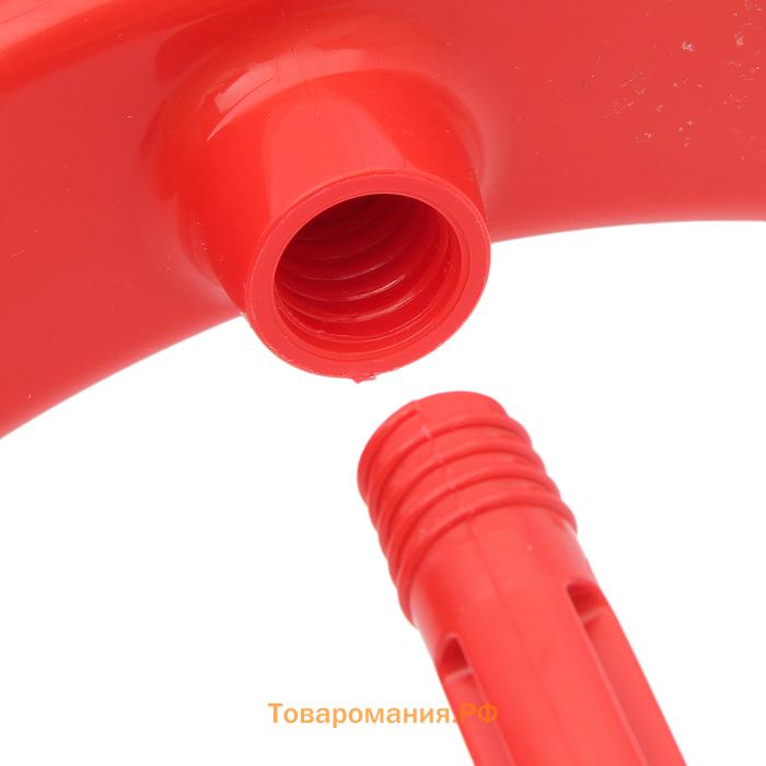 Набор для уборки Альтернатива «Комфорт», 3 предмета: совок, щетка, гребень, пластик, МИКС