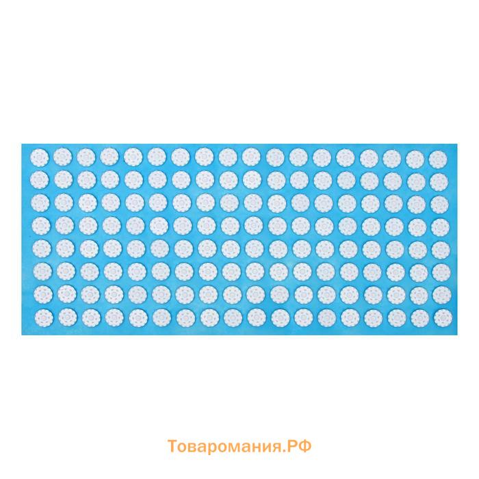 Аппликатор "Кузнецова", 144 колючки, спанбонд, 26 х 56 см, голубой.