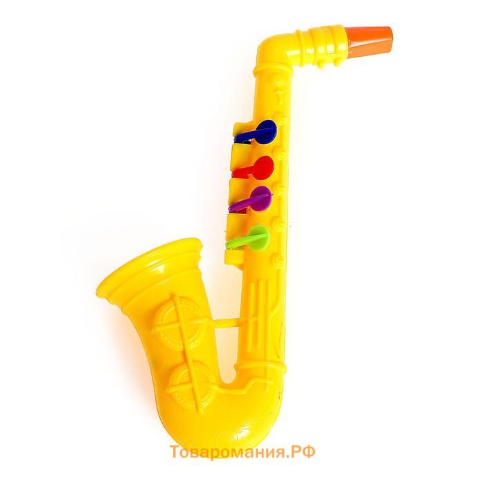 Игрушка музыкальная-саксофон «Мелодия», цвета МИКС