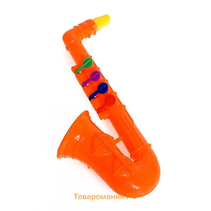 Игрушка музыкальная-саксофон «Мелодия», цвета МИКС