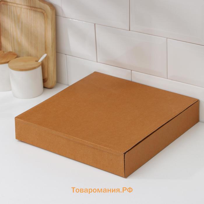 Ящик для хранения Striata, 28×28×7 см, бамбук