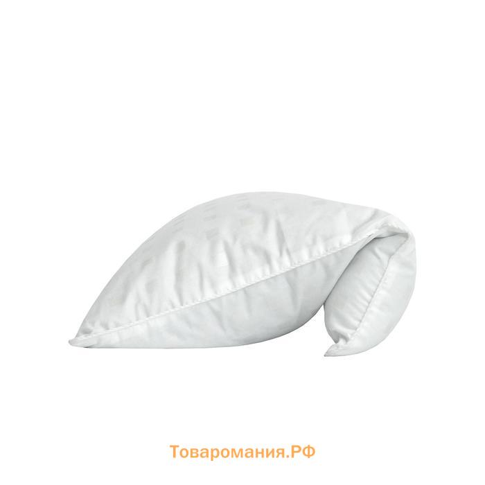 Подушка трансформер с лузгой гречихи, размер 50х70 см, цвет белый