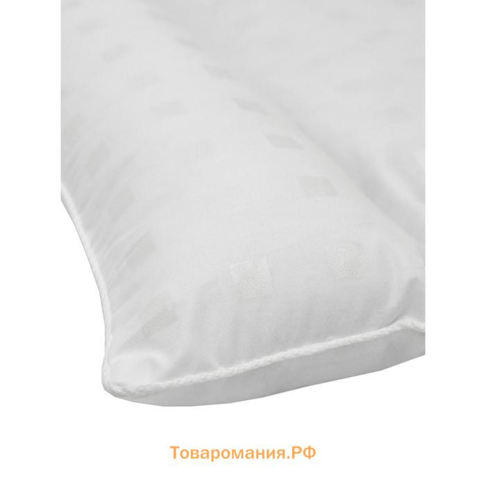 Подушка трансформер с лузгой гречихи, размер 50х70 см, цвет белый