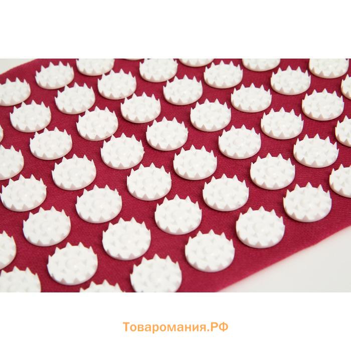 Аппликатор "Кузнецова", 70 колючек, спанбонд, 23 х 32 см, красный.
