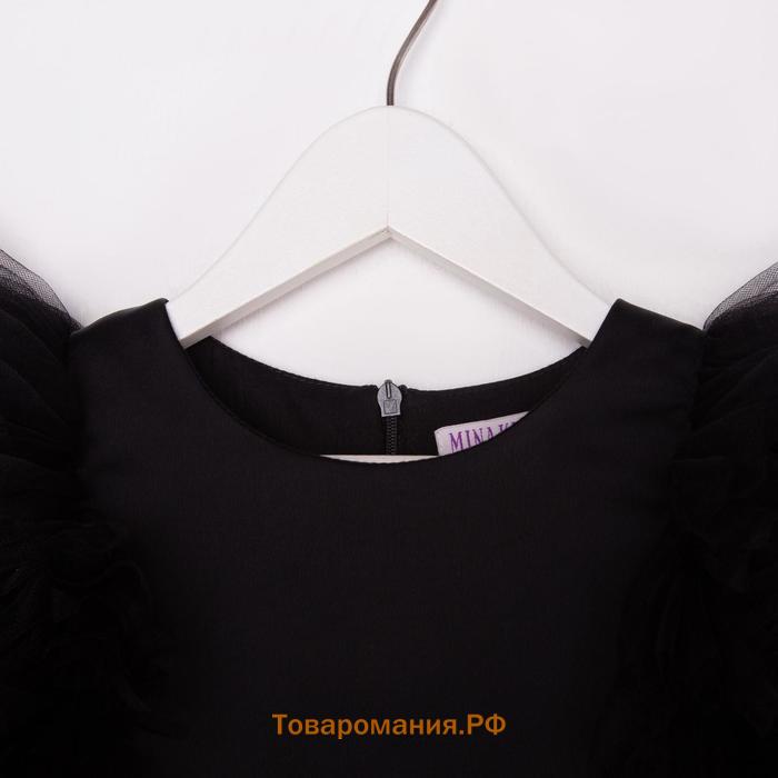 Платье нарядное детское MINAKU: PartyDress цвет черный, рост 122