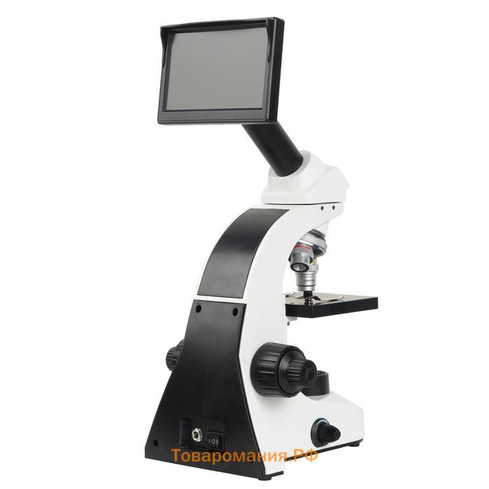 Микроскоп школьный Эврика 40×-1280х, LCD, цифровой