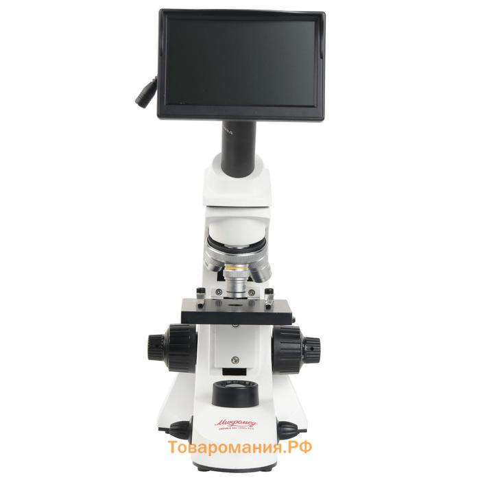 Микроскоп школьный Эврика 40×-1280х, LCD, цифровой