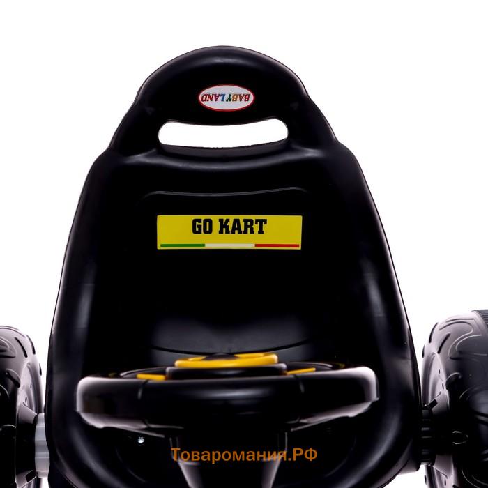 Электромобиль GO KART, цвет чёрный
