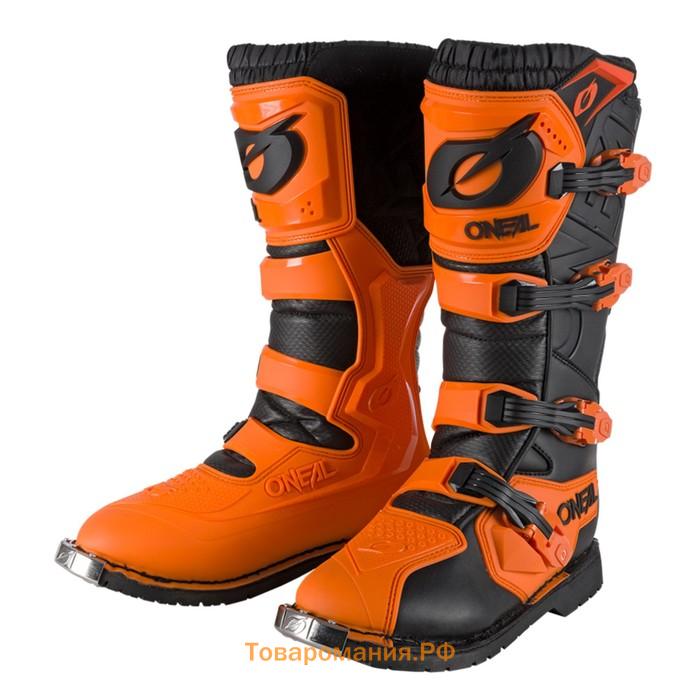Мотоботы кроссовые O'NEAL RIDER PRO, мужские, цвет оранжевый, размер 44