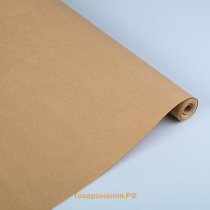 Бумага упаковочная крафтовая, 840 мм х 150 м, 78г/м2