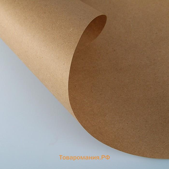 Бумага упаковочная крафтовая, 840 мм х 150 м, 78г/м2