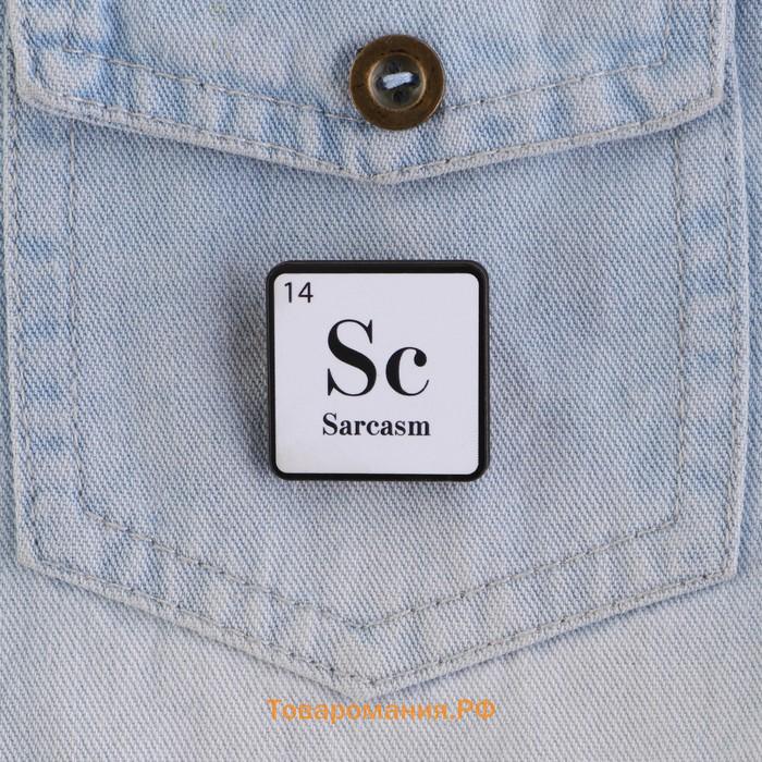Значок "Элементы - Sc", 3 х 3 см