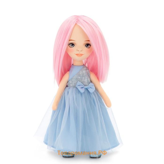 Мягкая кукла Billie «В голубом атласном платье», 32 см