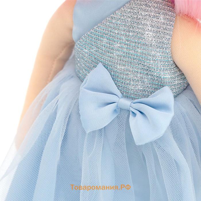 Мягкая кукла Billie «В голубом атласном платье», 32 см