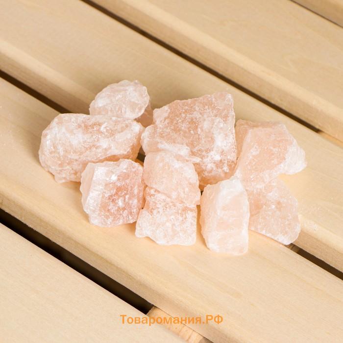 Соль гималайская розовая колотая, ведро 1-1,5 кг
