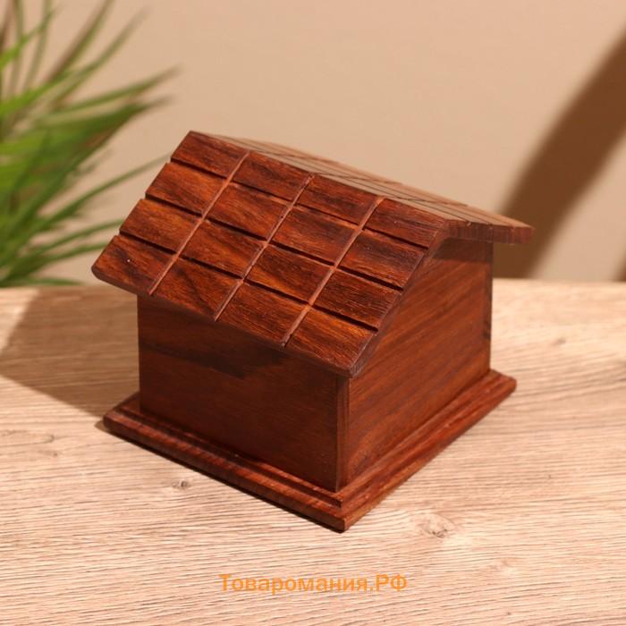 Подставки под горячее, 6 шт, 11×11×10 см, дерево шишам